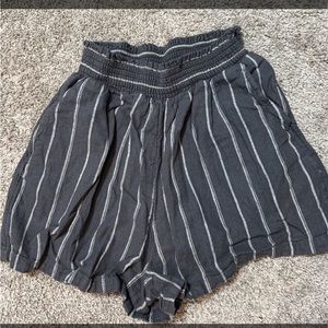 grey and white target shorts